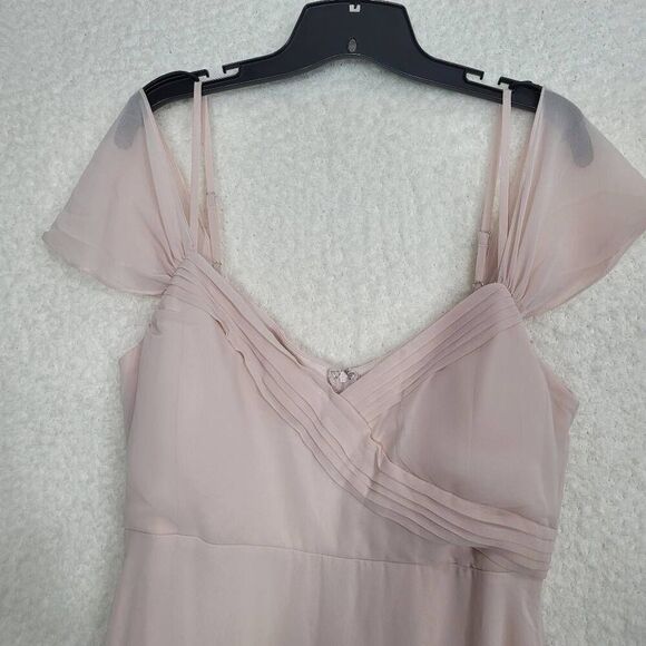 Birdy Grey Pale Blush Spence V-Neck Convertible Dress Large - Picture 2 of 10